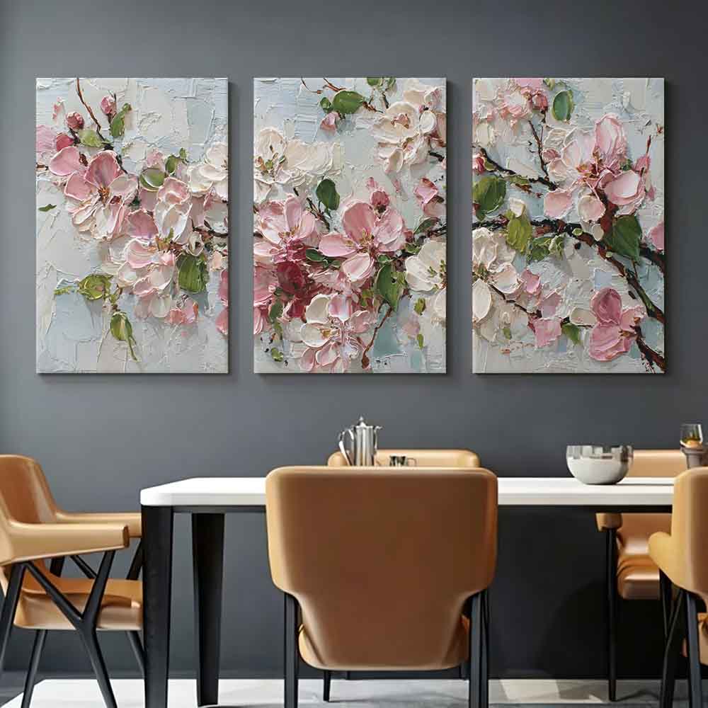 Art Print Framed - [2D Plat] 3 stuks 11.81*15.74in/30*40cm Frame