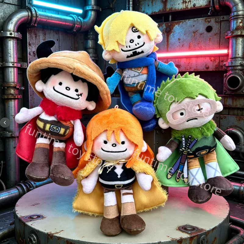 Luffy Anime Merchandise - 15CM Anime Een Stuk Pluche Pop