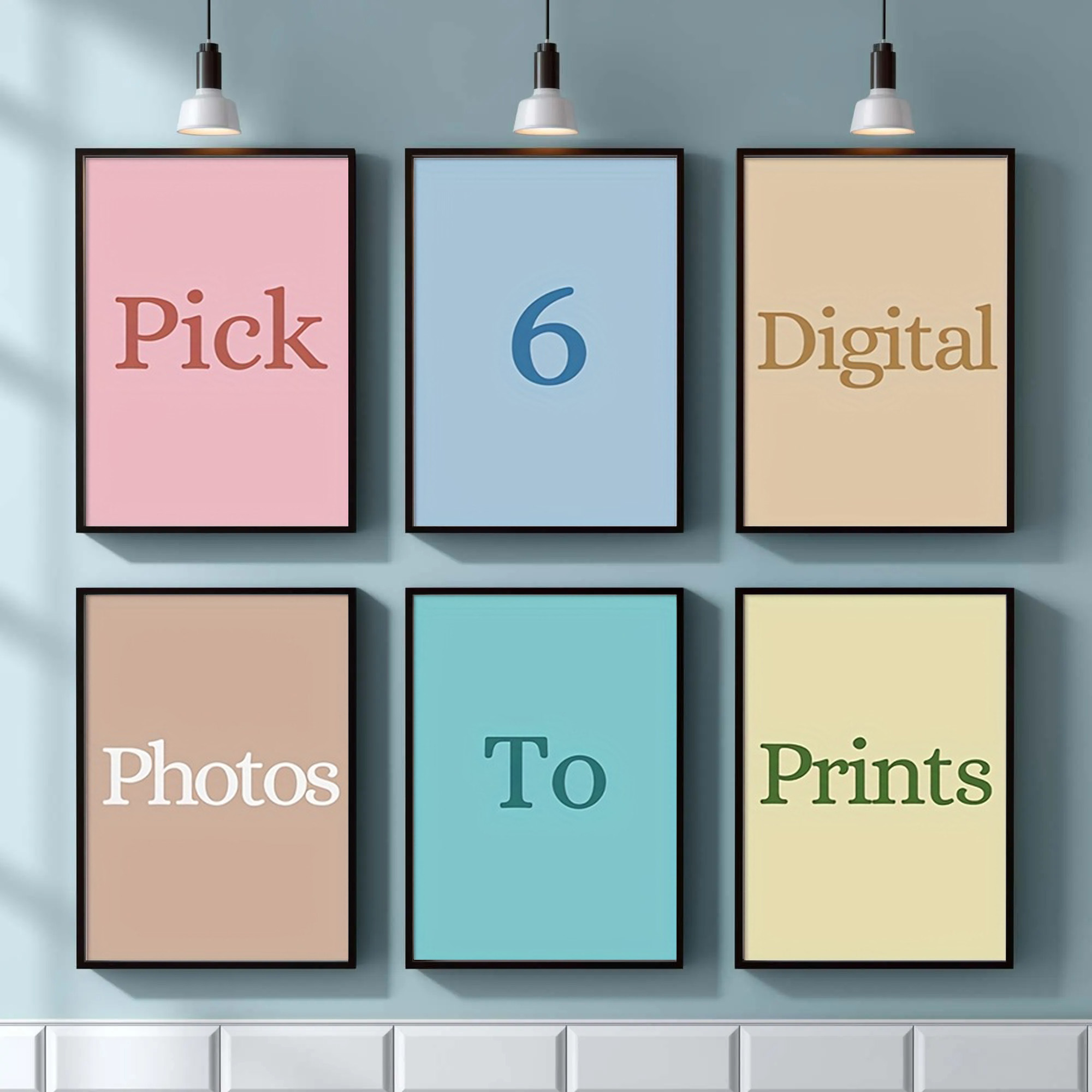 Art Print Framed - 4/5/6 stuks gepersonaliseerde canvasafdrukken, geschikt voor