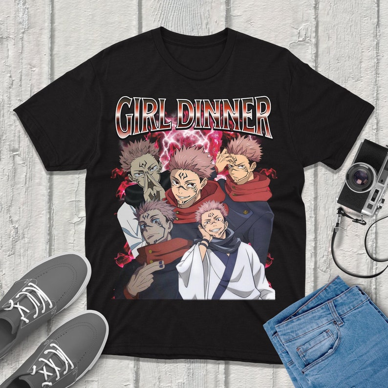 Premium Anime Merchandise - Sukuna Jujutsu-Kaisen T-shirt streetwear premium kwaliteit