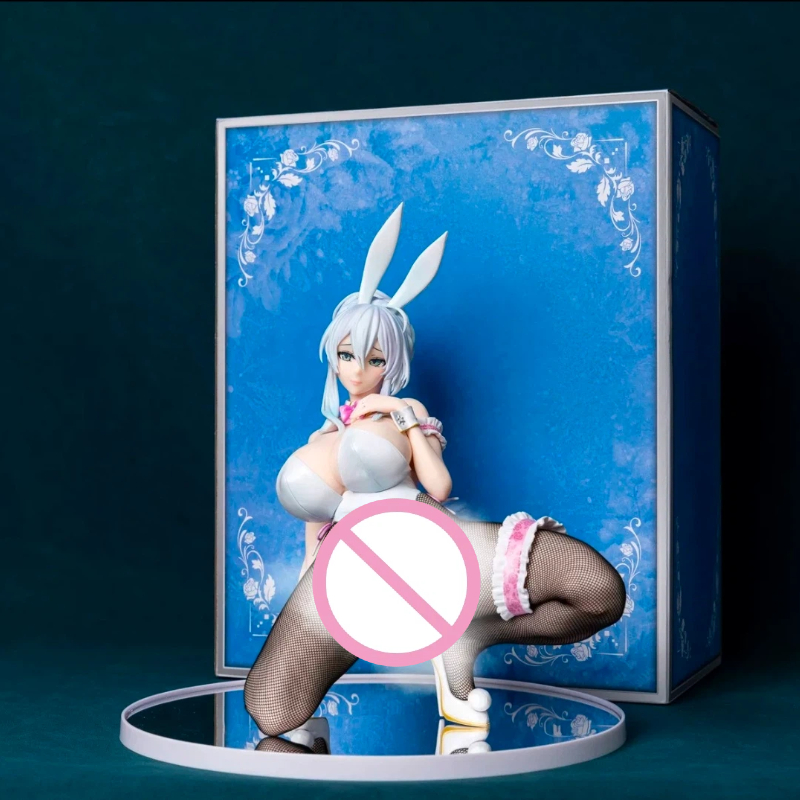 Premium Anime Merchandise - Yukino Bunny Girl Squatting Pose Figuur