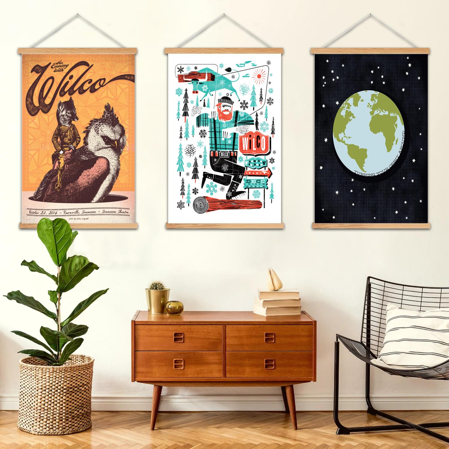 Art Print Framed - Wilco ingelijste muurschildering canvas kunst poster