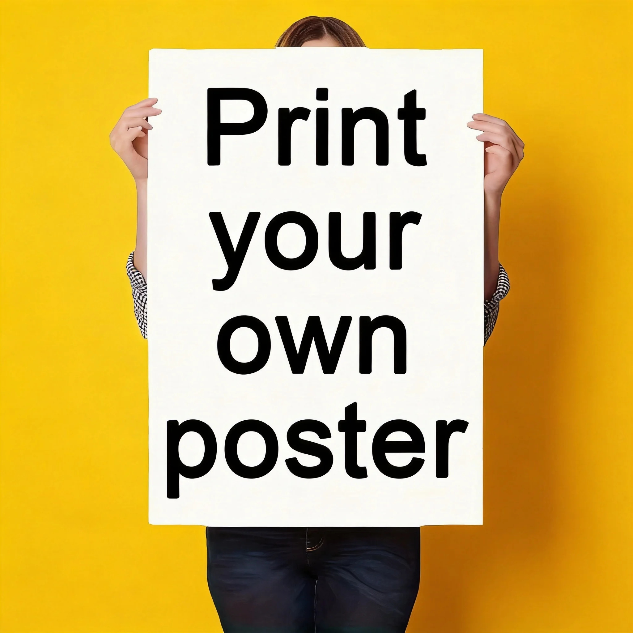 Art Print Framed - Personalisatie blanco aanpasbare canvas schilderij woonkamer
