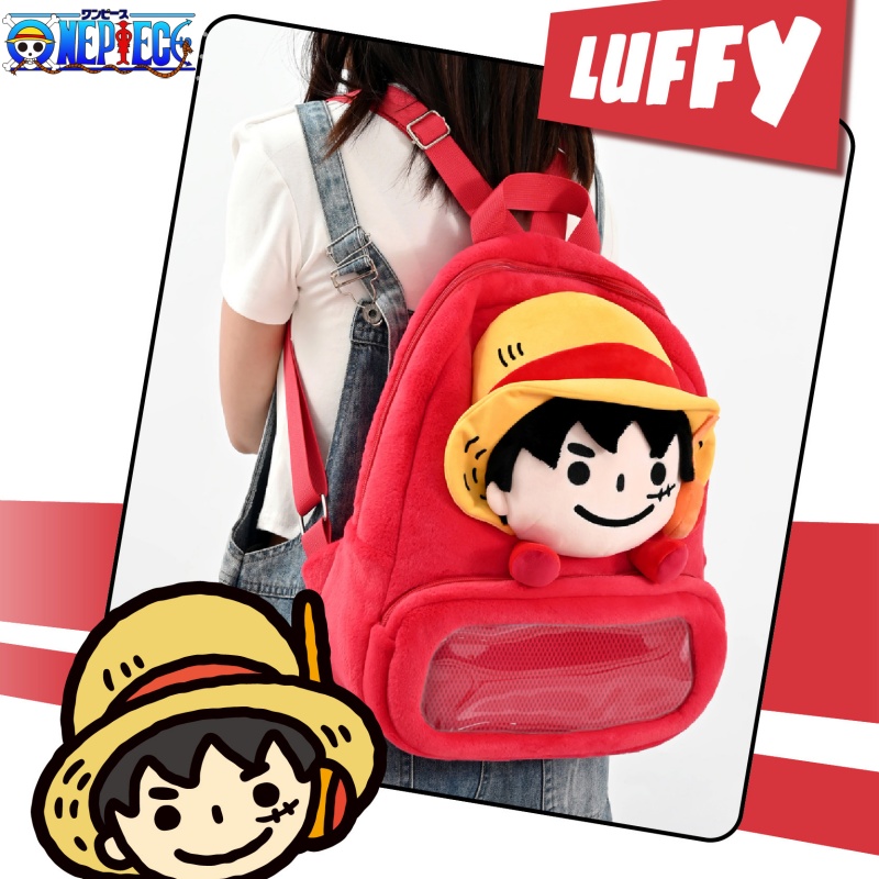 Luffy Anime Merchandise - One Piece Rugzak Cartoon Monkey D.
