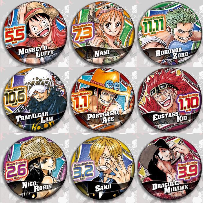 Luffy Anime Merchandise - Een Stuk Anime Badge Pin Set