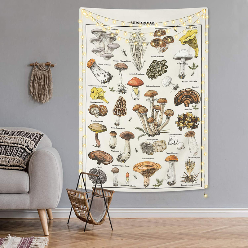 Psychedelische Paddestoel Tape - Wall Scroll Tapestry recensie en prijs