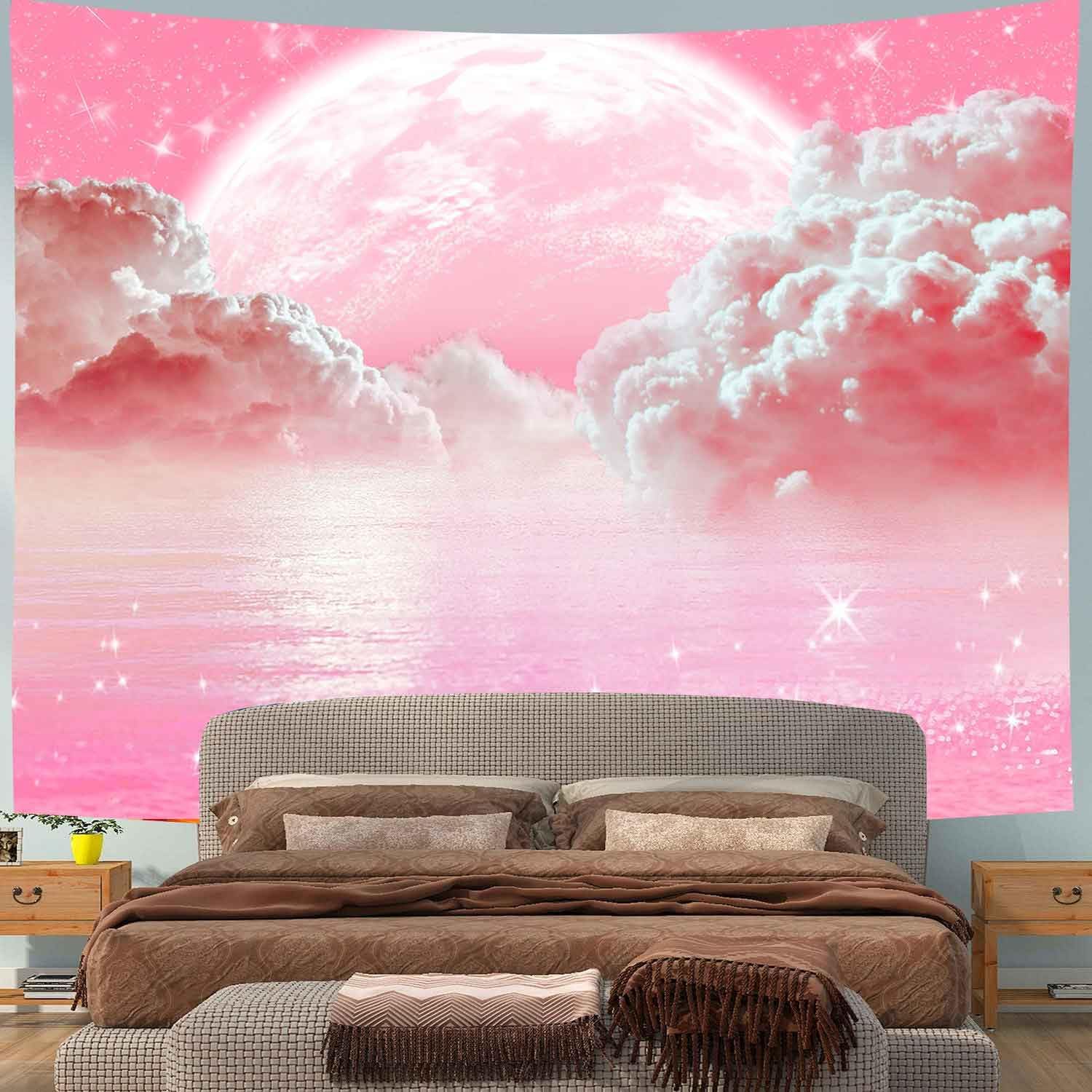 Roze Wolken Hemel Tapijt Oceaa - Wall Scroll Tapestry recensie en prijs