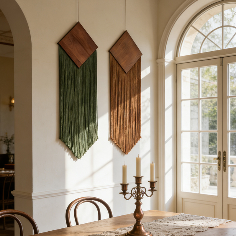 Boheems katoenen touw geweven  - Wall Scroll Tapestry recensie en prijs