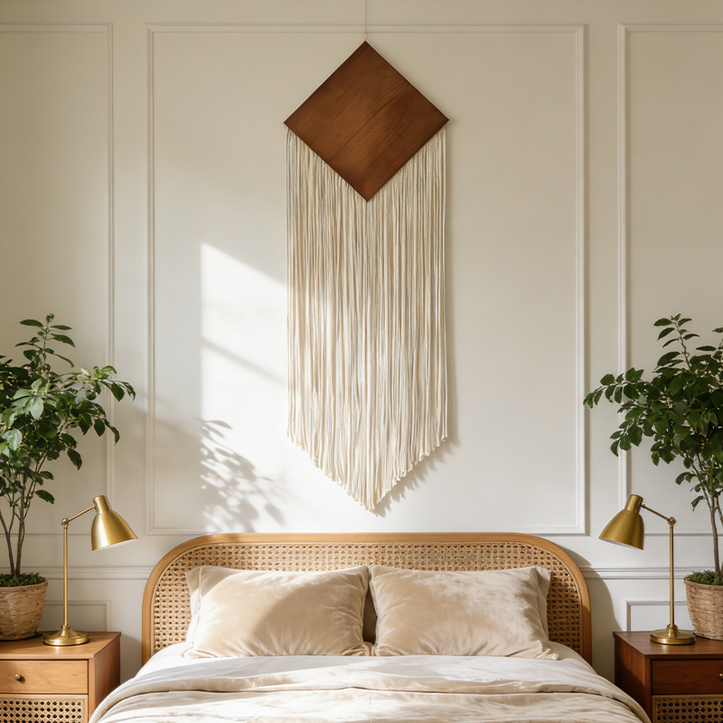 Boheems katoenen touw geweven  - Wall Scroll Tapestry recensie en prijs