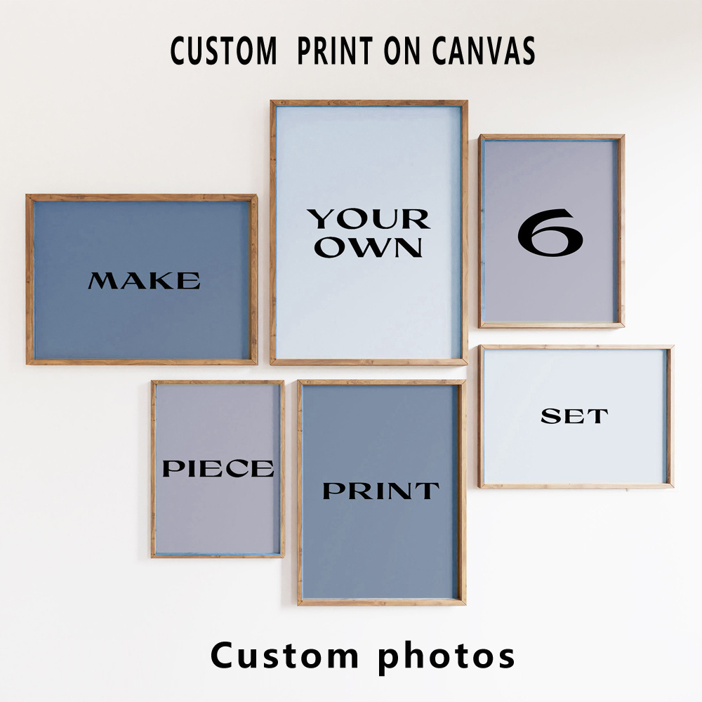 6 stks/set op maat gemaakte ca - Art Print Framed recensie en prijs